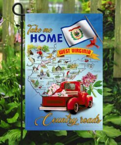 west virginia. take me home country roads flag 2350