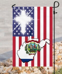 west virginia american flag 5702