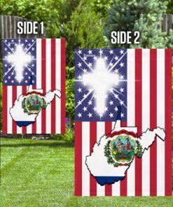 west virginia american flag 6485