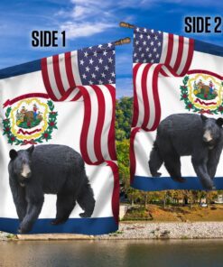 west virginia black bear flag mln1141fv22 6259