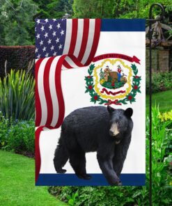 west virginia black bear flag mln1141fv22 8065