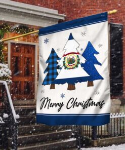 West Virginia Christmas Flag Home Sweet Home TQN730Fv2