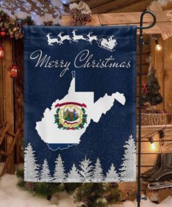 west virginia christmas flag tqn726f 6489