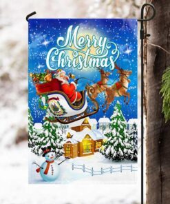 west virginia christmas flag west virginia santa sleigh lnt765f 1753