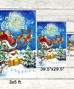 west virginia christmas flag west virginia santa sleigh lnt765f 2421