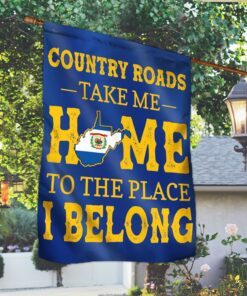west virginia country roads take me home to the place i belong flag mln371fv2 3698