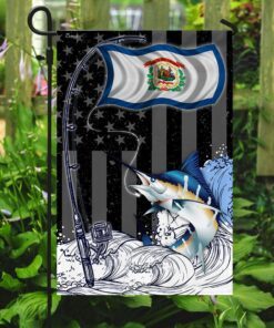 west virginia fishing flag 1547