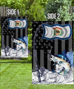 west virginia fishing flag 8423