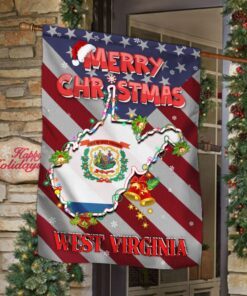 west virginia flag merry christmas mlh2008f 8786