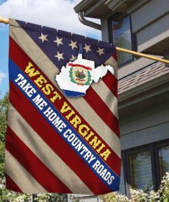 west virginia flag take me home country roads mlh1965fv1 8425