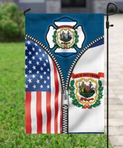 west virginia state american flag 3263