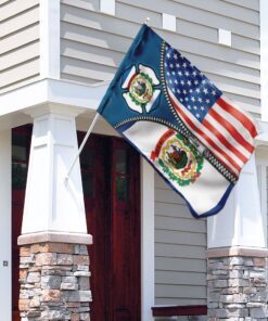 west virginia state american flag 5878
