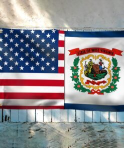 west virginia state american grommet flag qnv17gf 4512