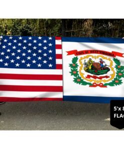 west virginia state american grommet flag qnv17gf 6965
