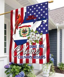 West Virginia State Flag Take Me Home Country Roads Flag MLN673F