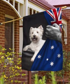 Westie Flag West Highland White Terrier Australian Flag TRL1663Fv1
