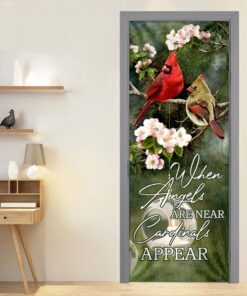 when angels are near cardinals appear. love in heaven door cover 1776