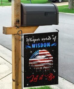 whisper words of wisdom let it be hippie flag 1858
