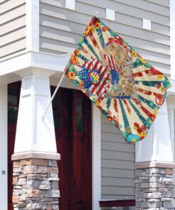 whisper words of wisdom let it be hippie flag 3153