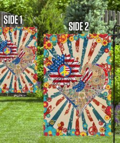 whisper words of wisdom let it be hippie flag 8391