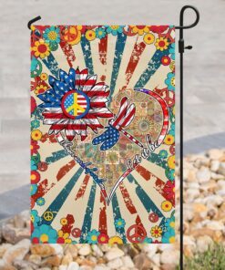 whisper words of wisdom let it be hippie flag 8563