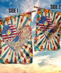 whisper words of wisdom let it be hippie flag 8731