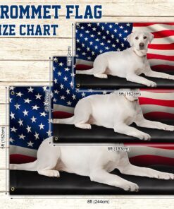 white labrador retriever american grommet flag qnn437gfv7a 4044