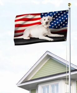 white labrador retriever american grommet flag qnn437gfv7a 7729
