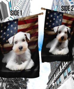 white miniature schnauzer american flag flagwix™ the us schnauzer flag 6283