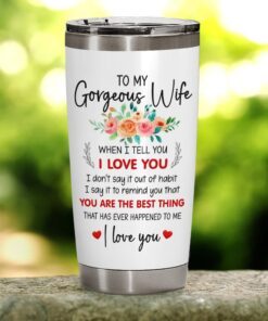 wife i love you 20z tumbler 1981