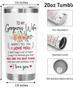 wife i love you 20z tumbler 4187