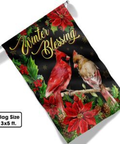winter blessing cardinal christmas flag bnn630f 1038
