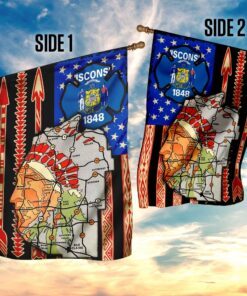 wisconsin state flag 2226