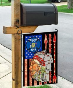 wisconsin state flag 7652
