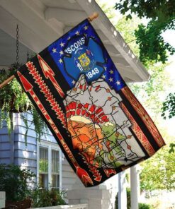 wisconsin state flag 8921