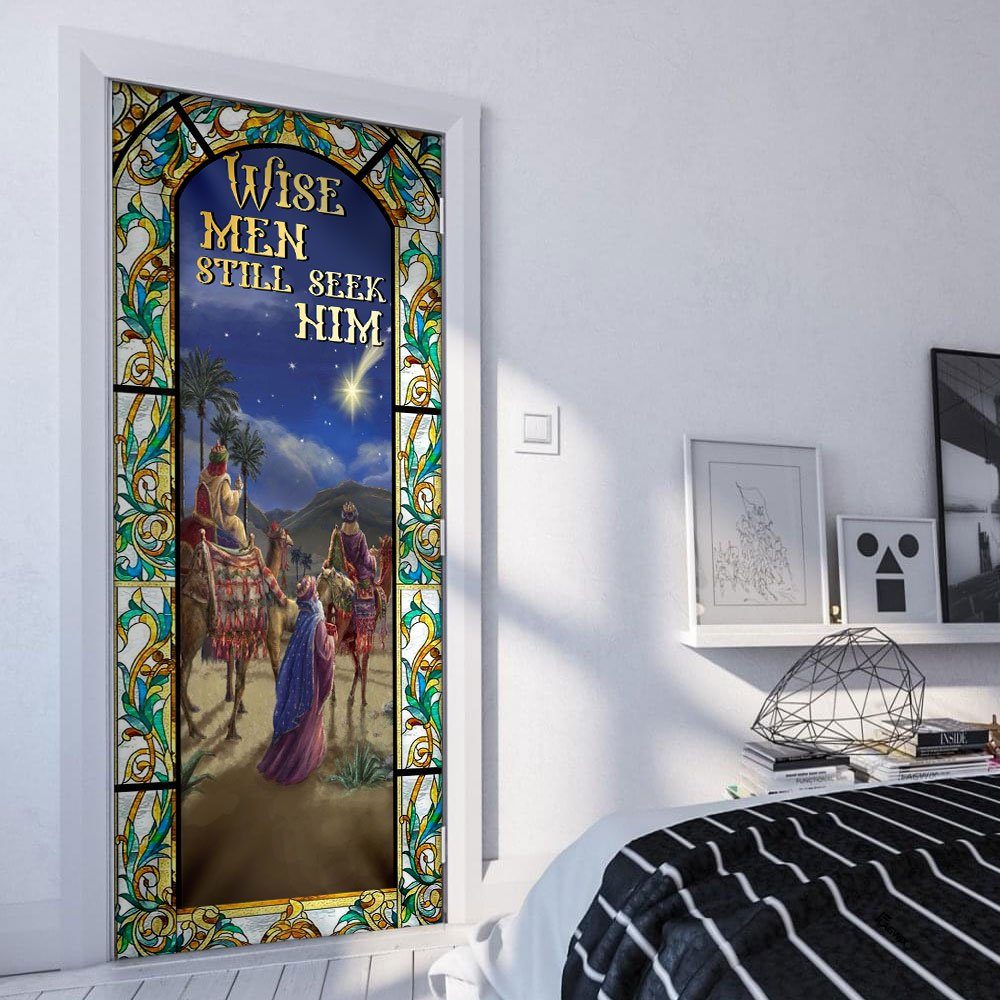 Wise Men Still Seek Him. Three Kings Day Door Cover - Image 4