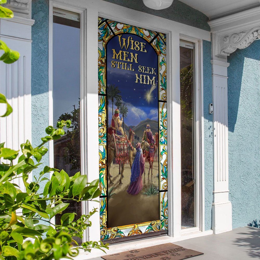 Wise Men Still Seek Him. Three Kings Day Door Cover - Image 3