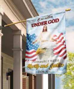 With Liberty And Justice For All Flag