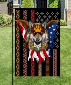 wolf eagle native american flag ddh3248f 2578