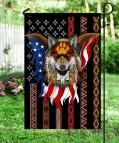 wolf eagle native american flag ddh3248f 3845