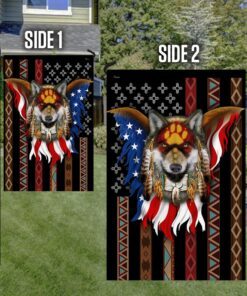 wolf eagle native american flag ddh3248f 5950
