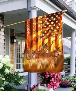 Wolf Flag Wolves American Sunset DDH2893Fv3