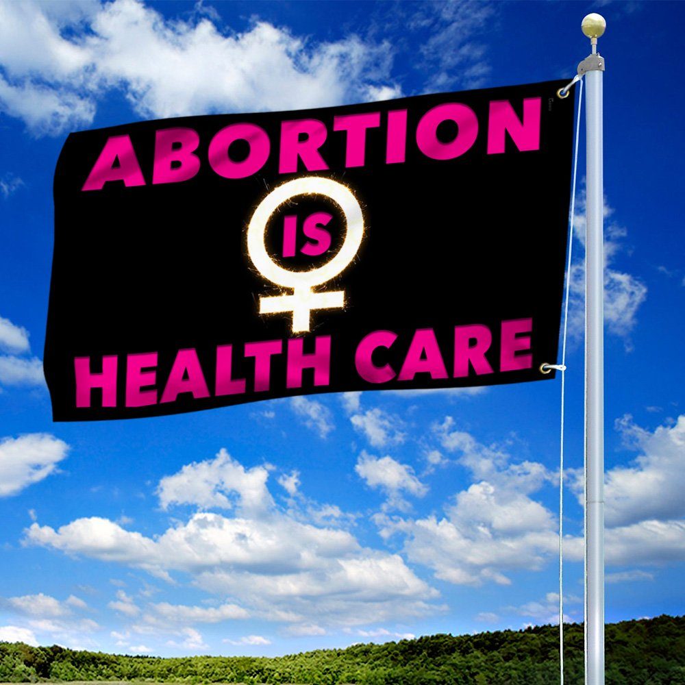 Women Rights Grommet Flag Abortion Is Health Care BNN306GF - Image 2