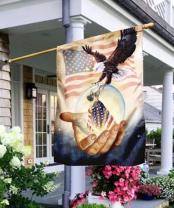 wrapped in glory german shepherd flag 7061