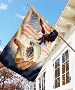 wrapped in glory german shepherd flag 7888