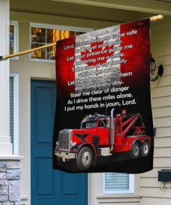 Wrecker Flag Driver Prayer Canadian Flag TRL1884F