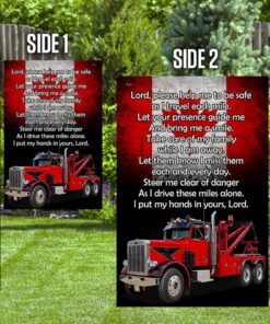 wrecker flag driver prayer canadian flag trl1884f 6346
