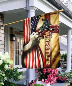 wrestler america flag 7383