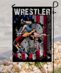 wrestler wrestling flag 1625