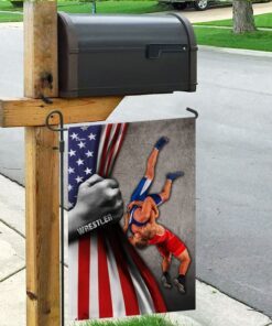 wrestling wrestle wrestler flag 5650